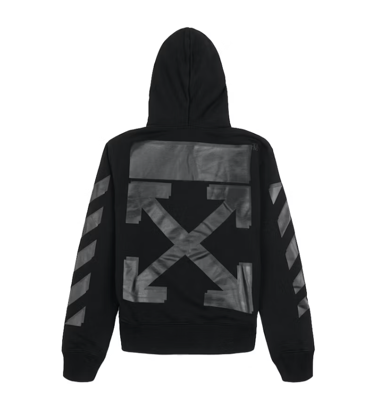 OFF-WHITE Rubber Arrows Cotton Hoodie