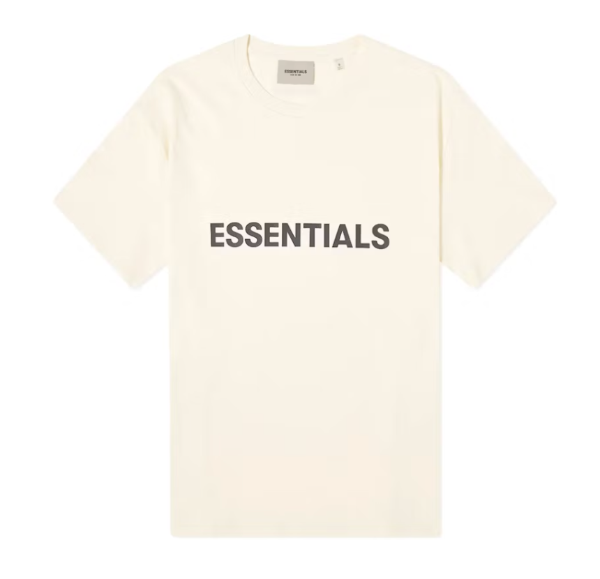 Essentials Shirt Applique Logo Cream