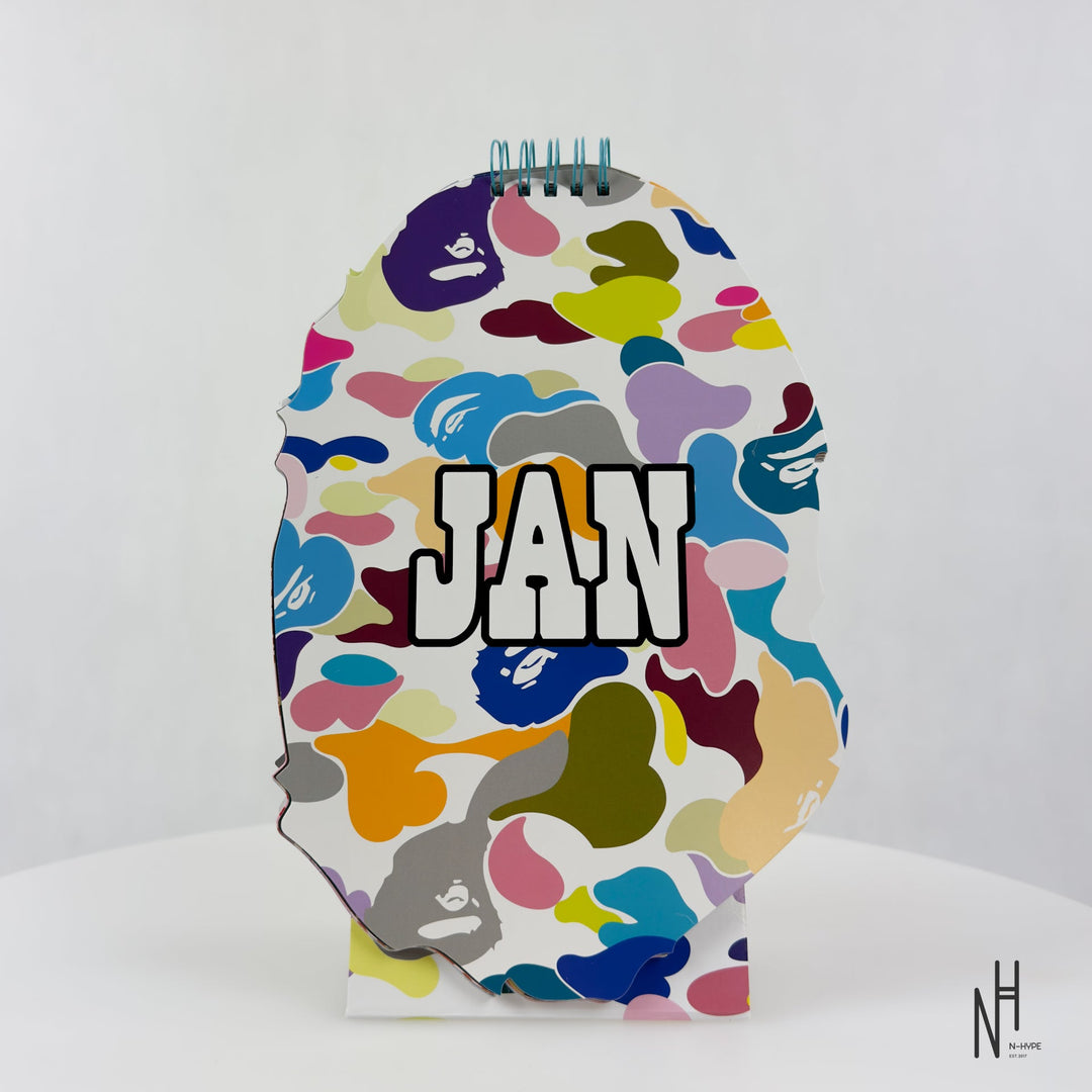 A Bathing Ape BAPE Desk Calendar 2026 streetwear N-Hype