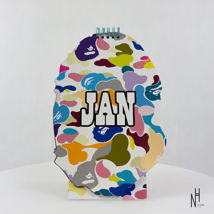 A Bathing Ape BAPE Desk Calendar 2026 streetwear N-Hype