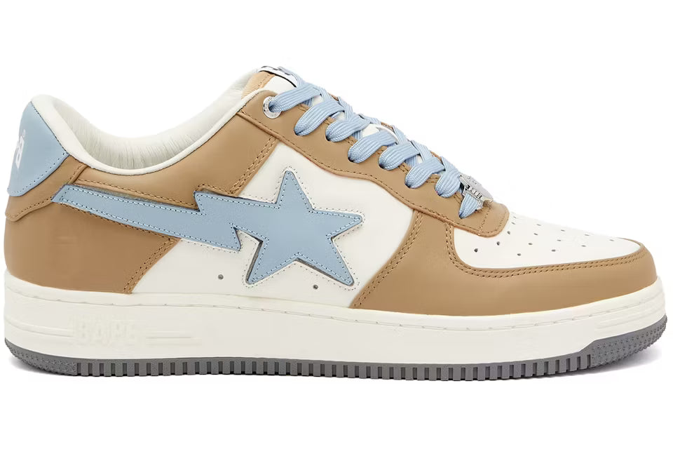 Bape Sta Low #4 Beige Sky Blue sneakers streetwear N-Hype