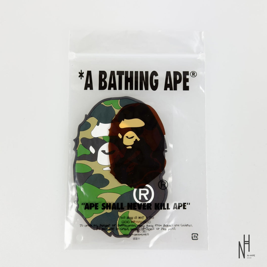 ABC CAMO APE HEAD RUBBER COASTER GREEN CAMO - N-Hype