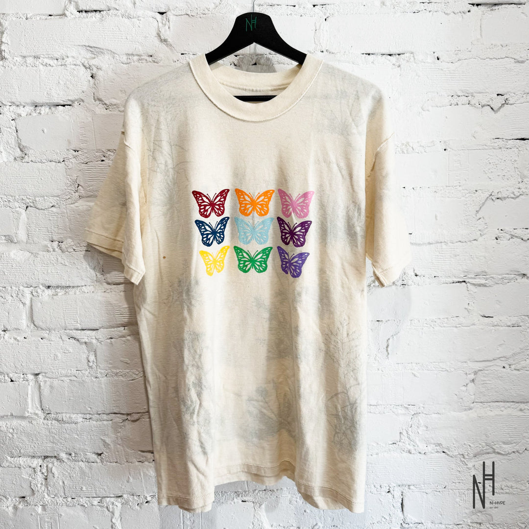 About Dreams Butterfly Tee Beige - N-Hype