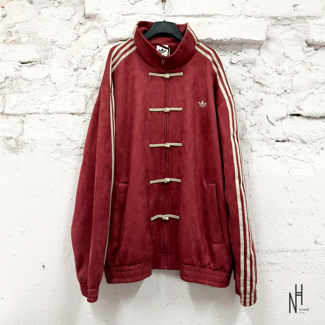 adidas CTT Chinese Track Top 3.1 Gender Neutral Jacket Collegiate BurgundyN-Hype przód