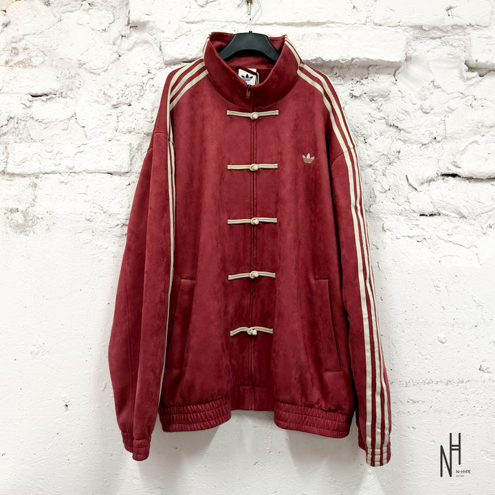 adidas CTT Chinese Track Top 3.1 Gender Neutral Jacket Collegiate BurgundyN-Hype przód