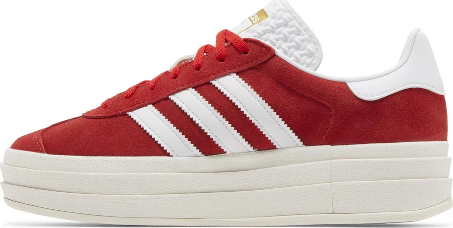 Adidas Gazelle Bold Red Cloud White sneakers damskie N-Hype