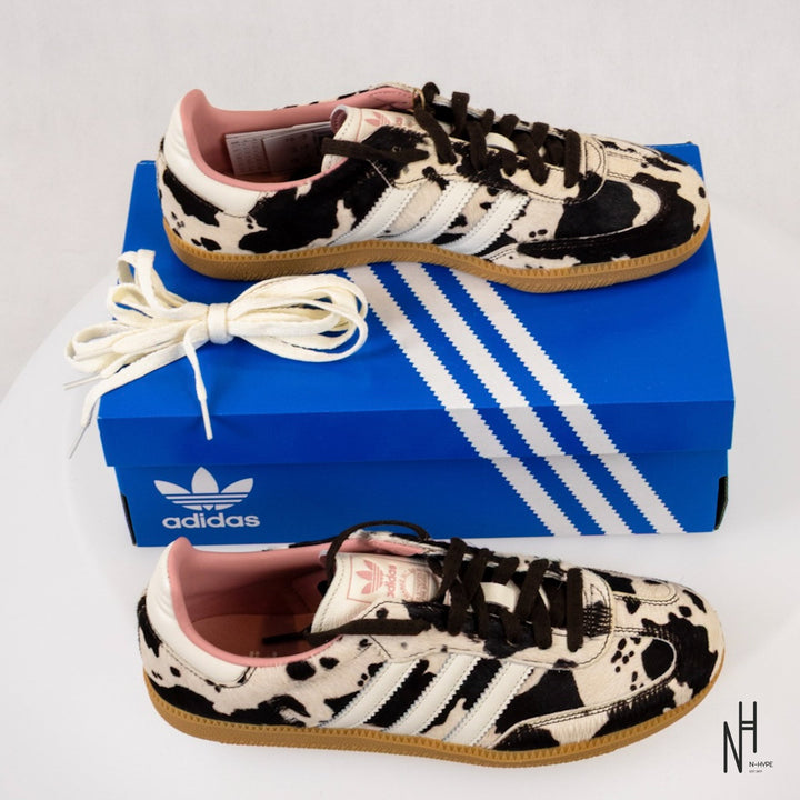 Adidas Samba OG Cow Print Women's sneakers białe czarne N-Hype.