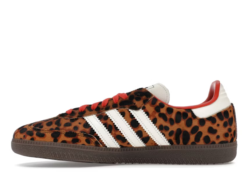 Adidas Samba OG Preloved Red Leopard sneakers women's N-Hype.