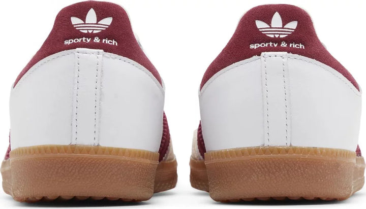 Adidas Samba Sporty & Rich White Collegiate Burgundy sneakers męskie N-Hype