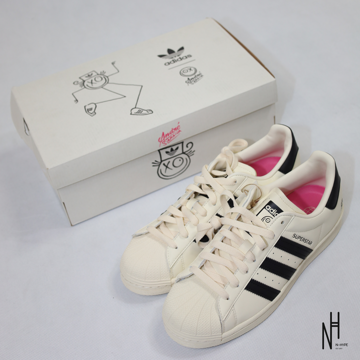 Adidas Superstar Andre Saraiva Chalk White Black sneakers N-Hype