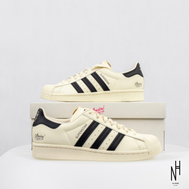 Adidas Superstar Andre Saraiva Chalk White Black sneakers N-Hype.