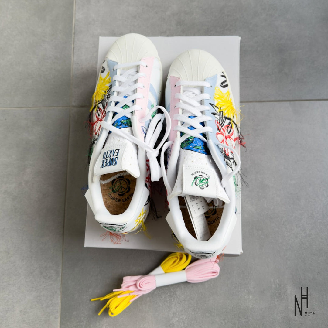 Adidas Superstar Sean Wotherspoon Superearth buty męskie różowo-zielone N-Hype