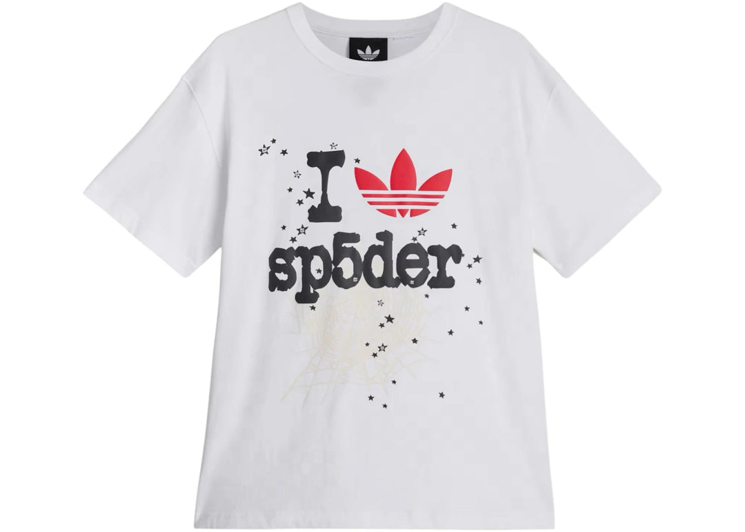 adidas x Sp5der T-shirt White - Biel - N-Hype