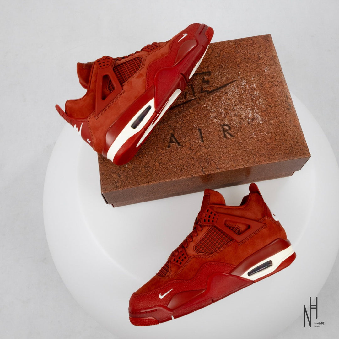 Air Jordan 4 Retro OG SP Nigel Sylvester buty męskie czerwono-białe N-Hype