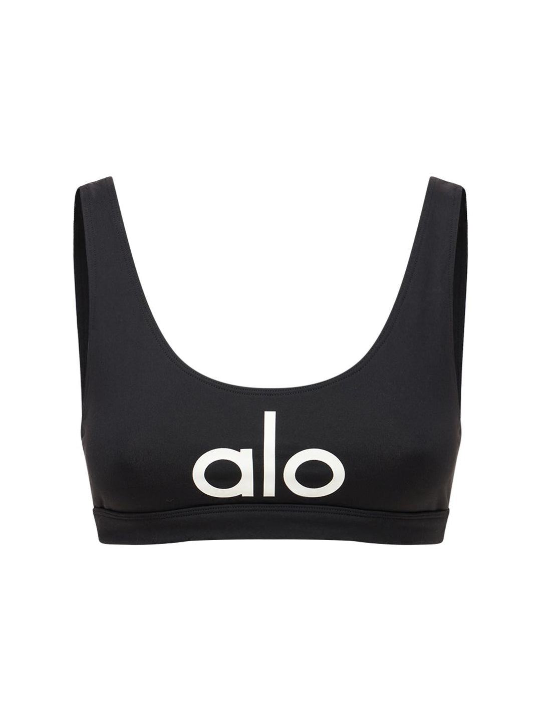 ALO YOGA Ambient Logo Bra Black sportowy top N-Hype