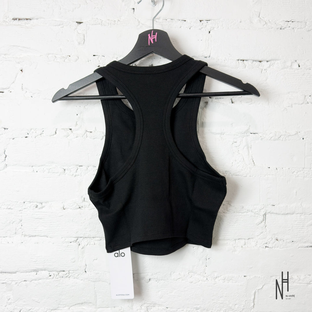 Alo Yoga Aspire Tank Black N-Hype damski top sportowy