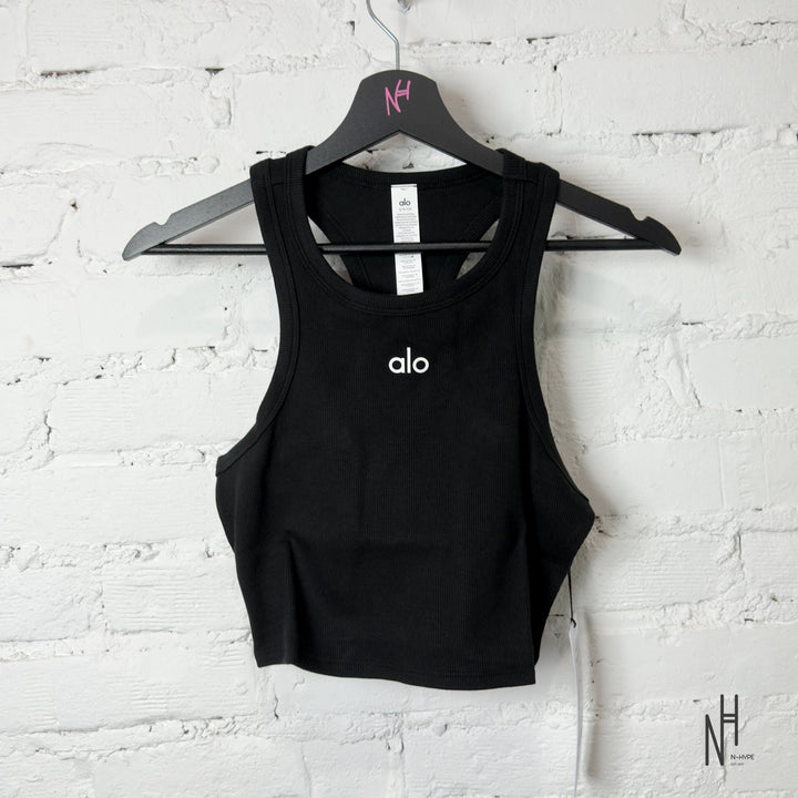Alo Yoga Aspire Tank Black N-Hype damska koszulka sportowa