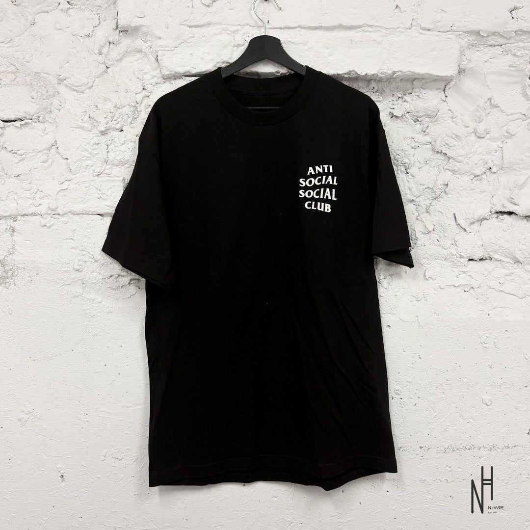 Anti Social Social Club Floral Butterfly T-Shirt Black - N-Hype