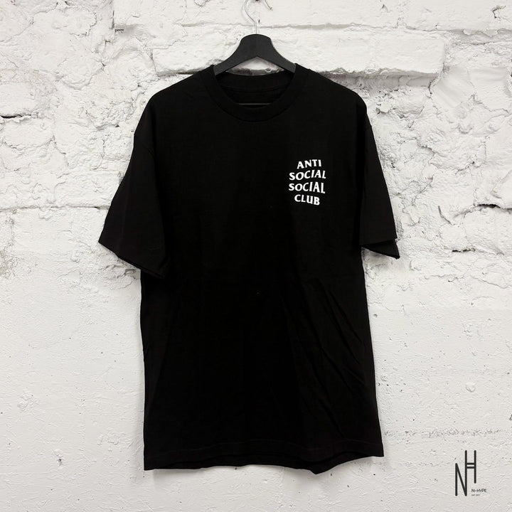Anti Social Social Club Floral Butterfly T-Shirt Black - N-Hype