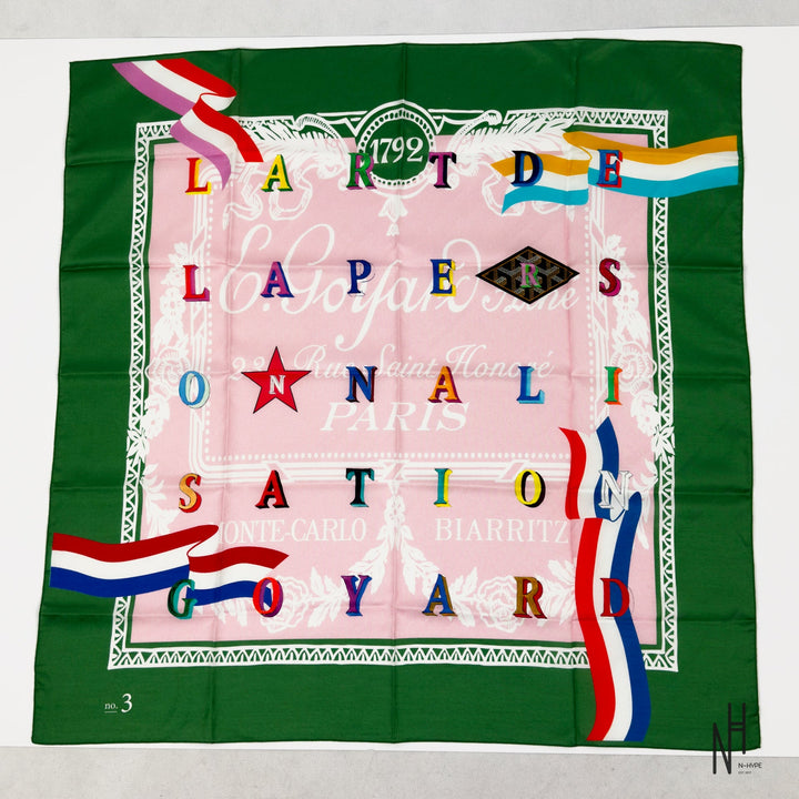Apaszka Goyard Le Foulard No. 3 streetwearowa marki N-Hype.