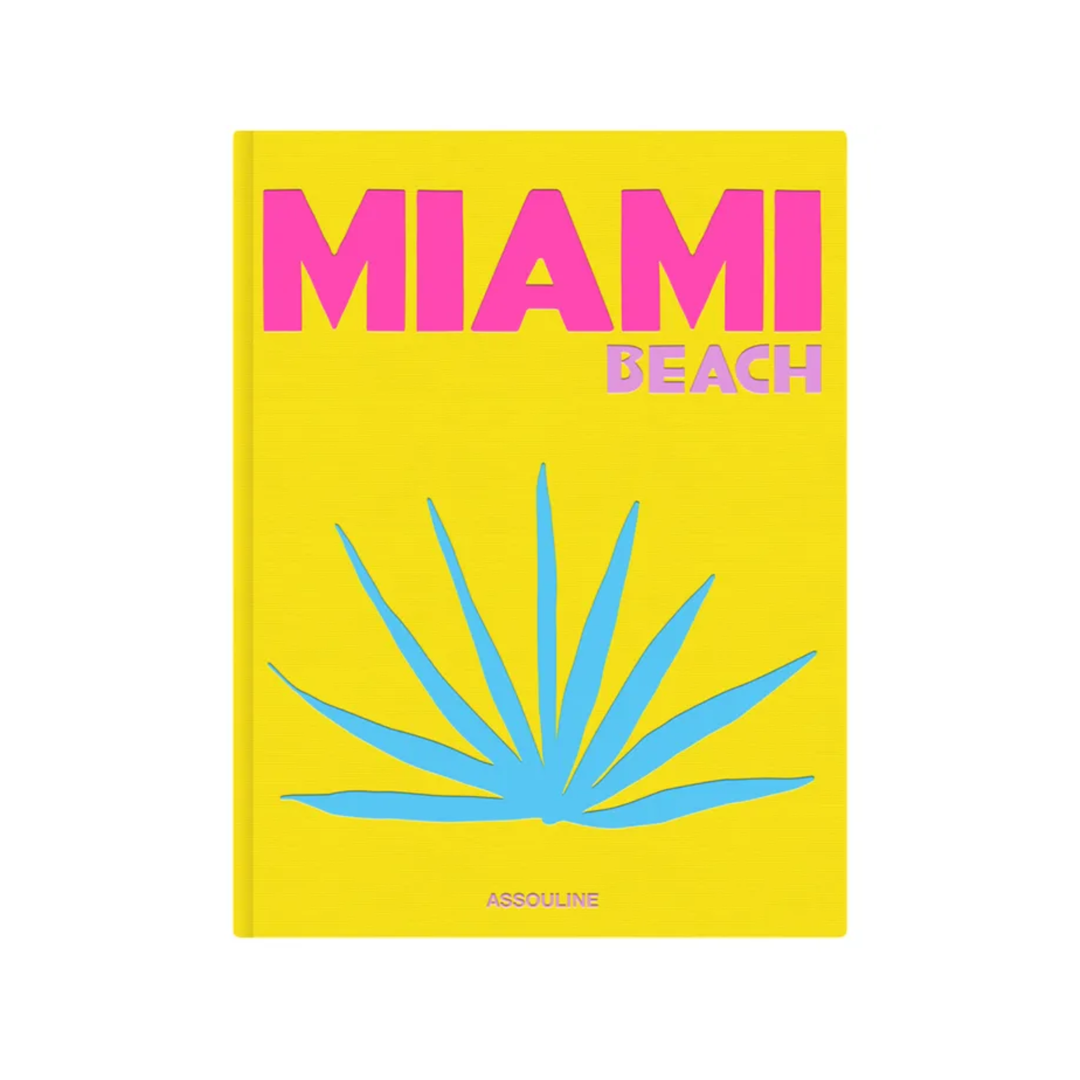 Assouline Book Miami Beach by Lizy Manola N-Hype Streetwear Fashion Book Black Cover