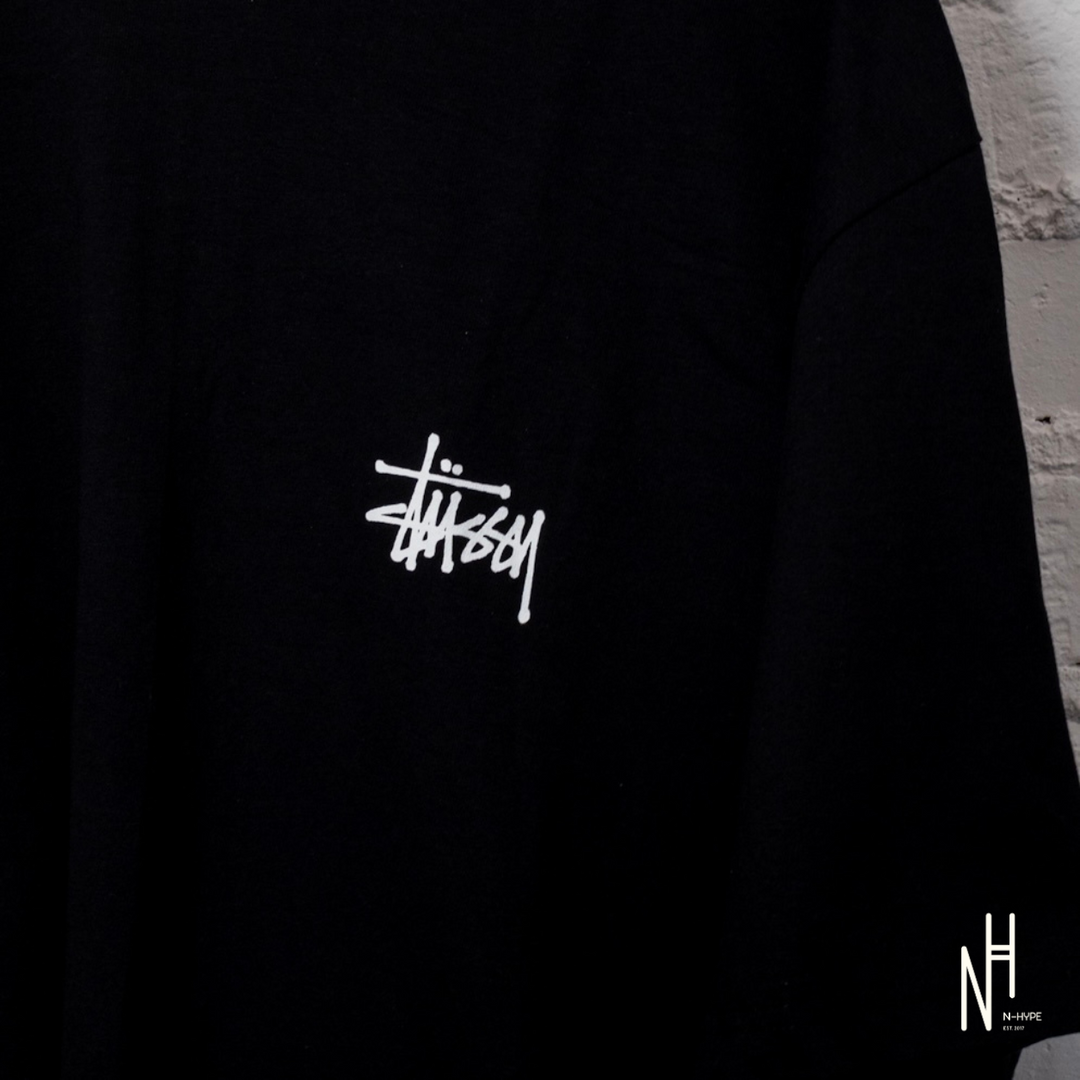 Stussy Basic Black Tee koszulka męska N-Hype