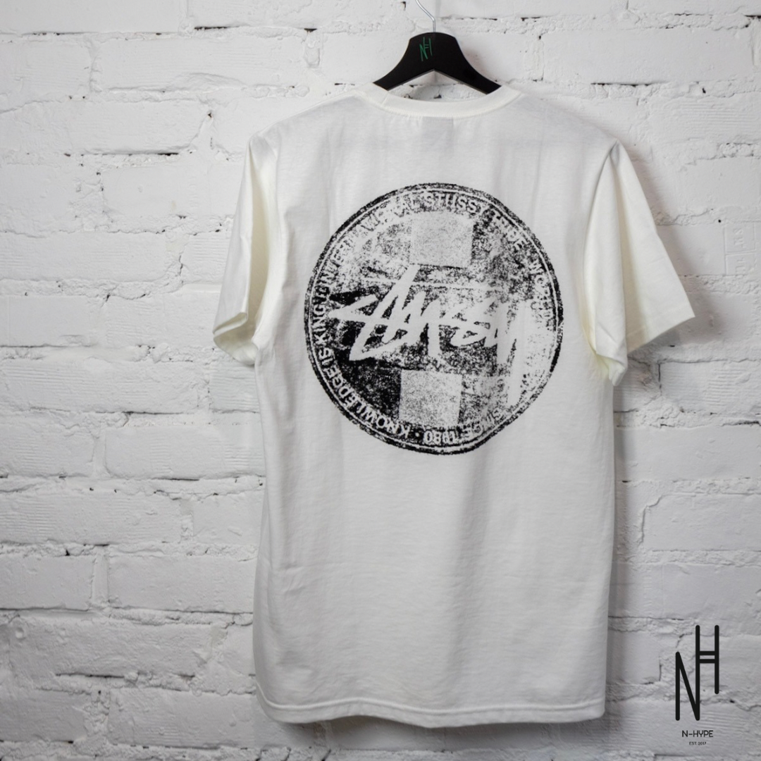 Koszulka Stussy Dot Stamp Tee White męska N-Hype
