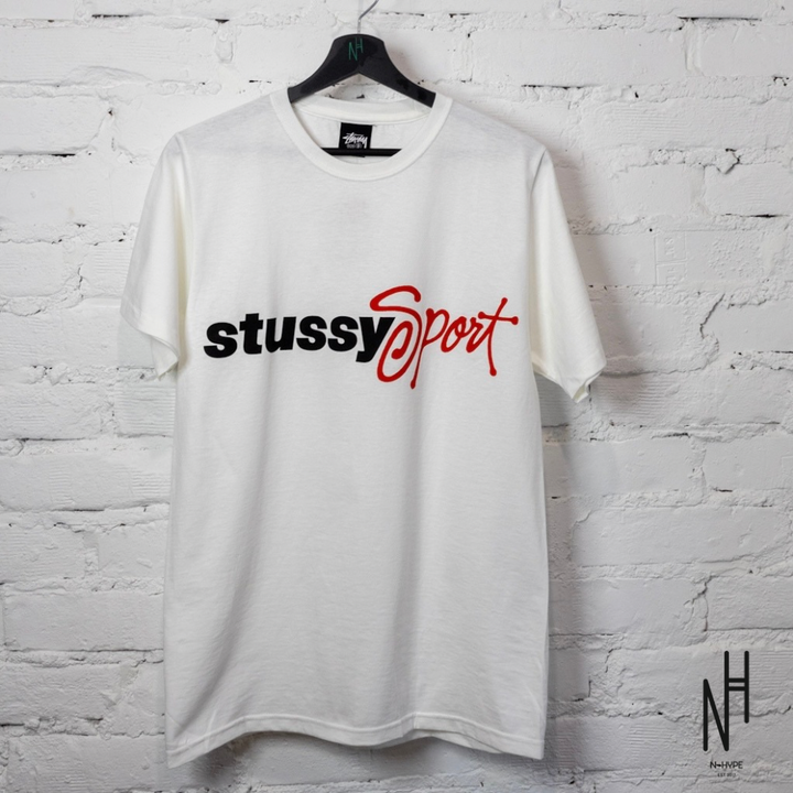Stussy Sport Script Tee White koszulka męska N-Hype