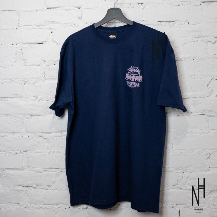 Stussy Tough Gear International Tee Navy t-shirt N-Hype.