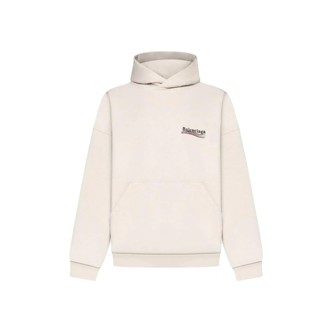 Balenciaga Political Campaign Popover Hoodie 'Light Beige' N-Hype sweatshirt.
