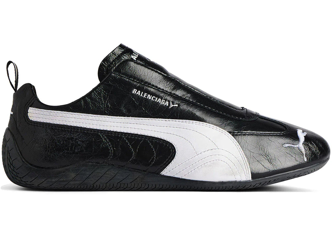 Balenciaga x Puma Speedcat Leather Black White sneakers męskie N-Hype