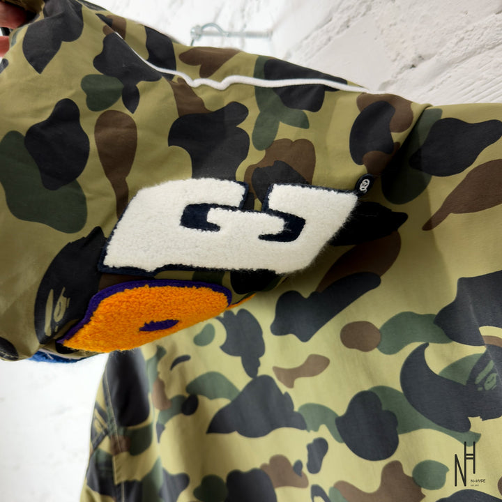 BAPE 1ST Camo 2ND Ape Full Zip Hoodie Jacket Green - zdjęcie 6 - N-Hype