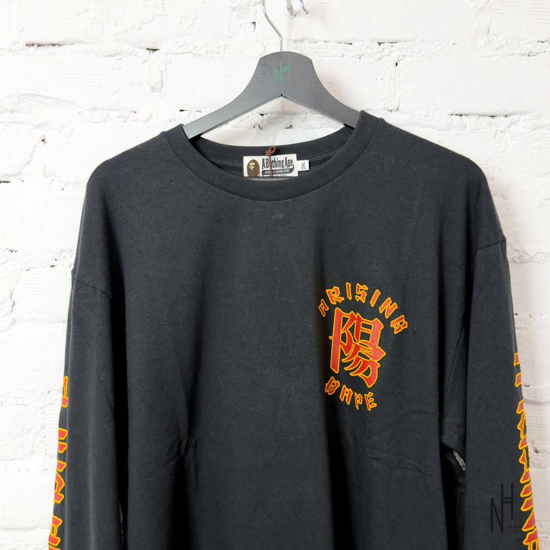 Bape A Rising Bape Long Sleeve Black koszulka męska N-Hype