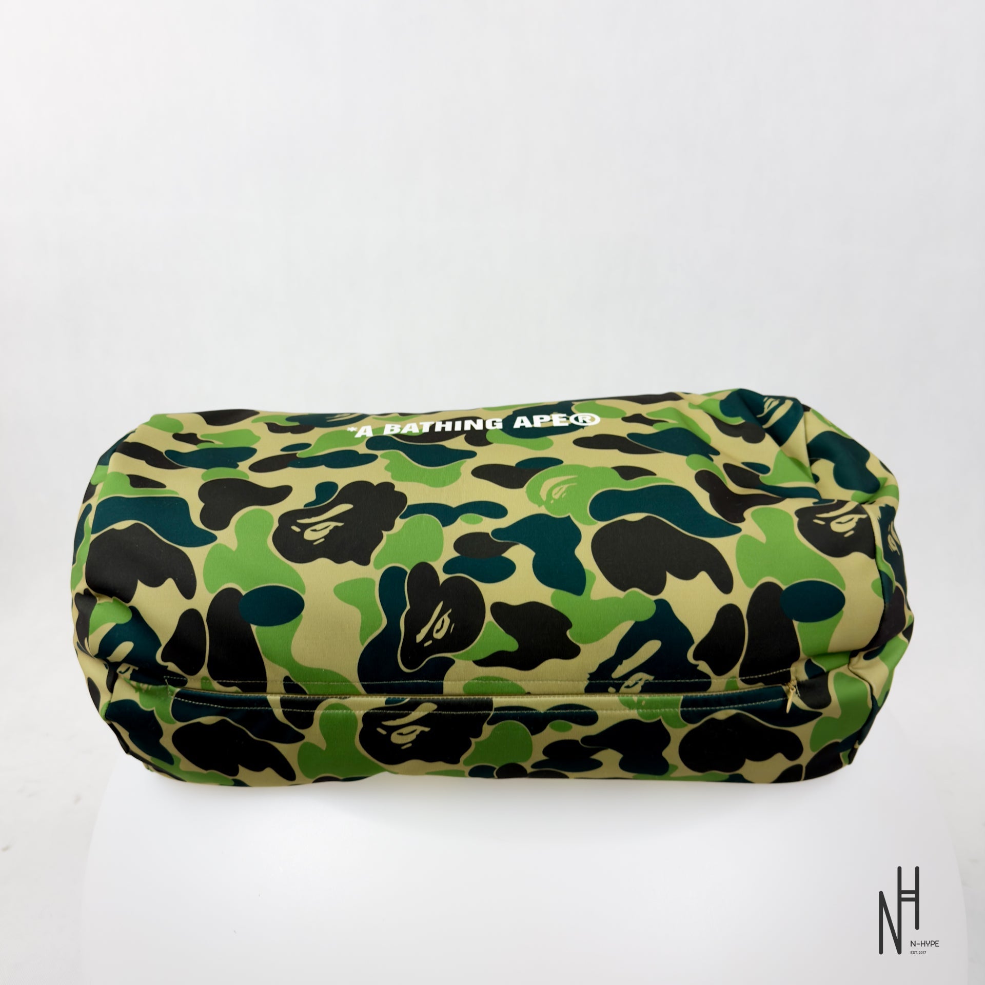 Poduszka BAPE ABC Camo Circle Fluffy Beads Green | N-Hype