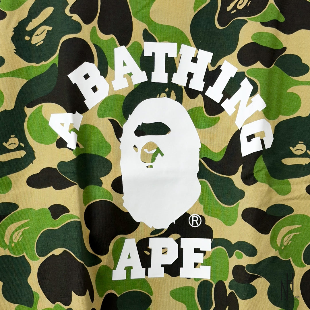 BAPE ABC Camo College Tee Green koszulka męska N-Hype zielona