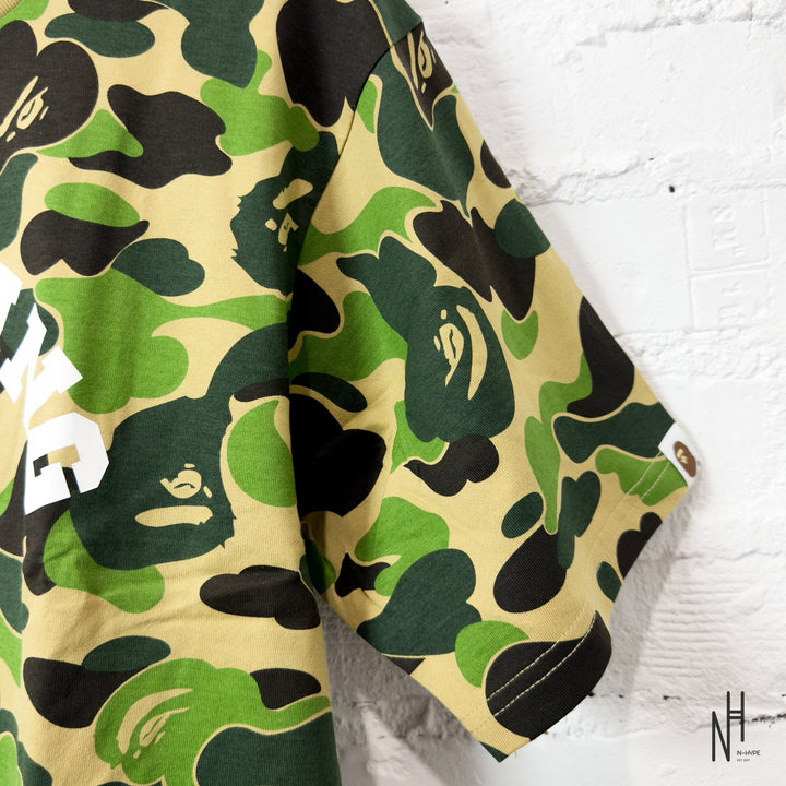 BAPE ABC Camo College Tee Green koszulka męska N-Hype