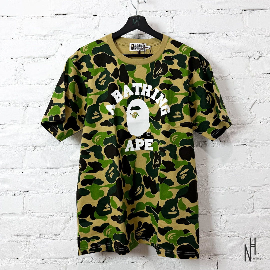 BAPE ABC Camo College Tee Green koszulka męska N-Hype zielona