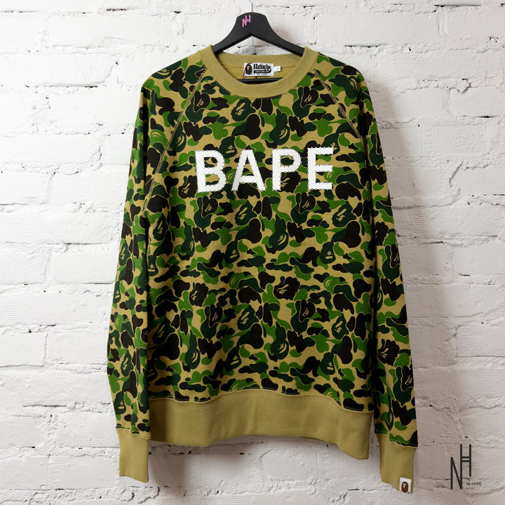 Bape ABC Camo Crystal Stone Crewneck Green koszulka męska N-Hype