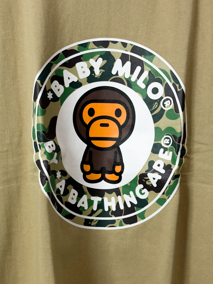 Beige Green BAPE ABC Camo Milo Busy Works Tee N-Hype koszulka.