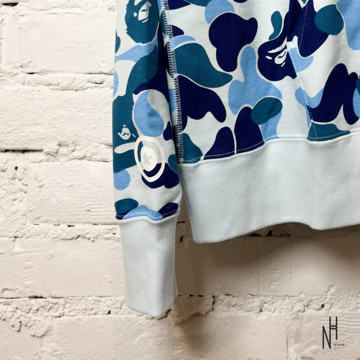 BAPE ABC Camo Shark Full Zip Hoodie Blue PONR - zdjęcie 3 - N-Hype