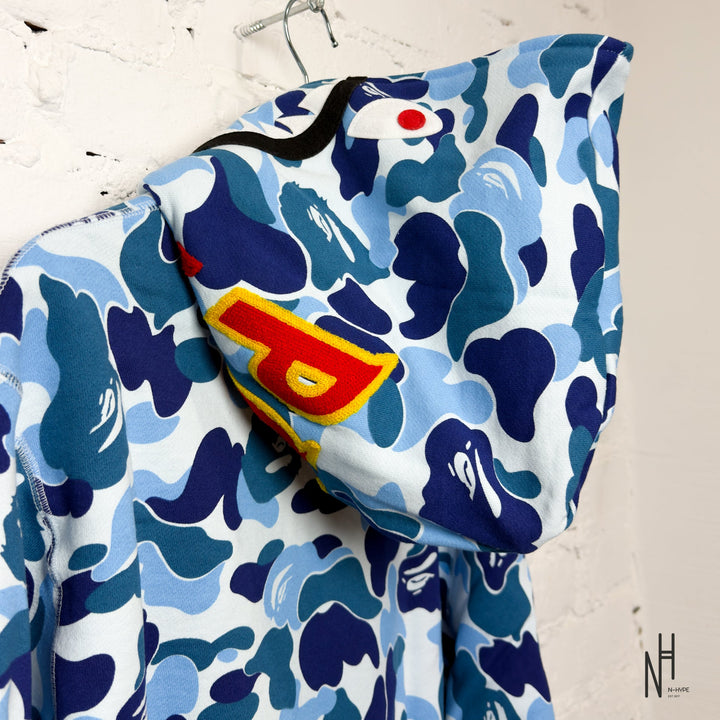 BAPE ABC Camo Shark Full Zip Hoodie Blue PONR - zdjęcie 8 - N-Hype