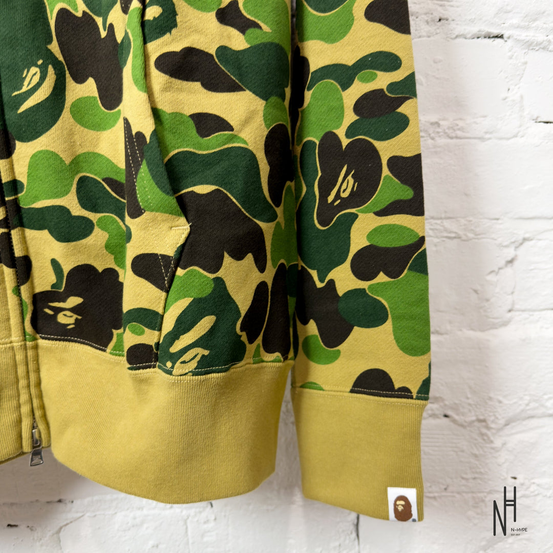 BAPE ABC Camo Shark PONR Full Zip Hoodie zielony N-Hype