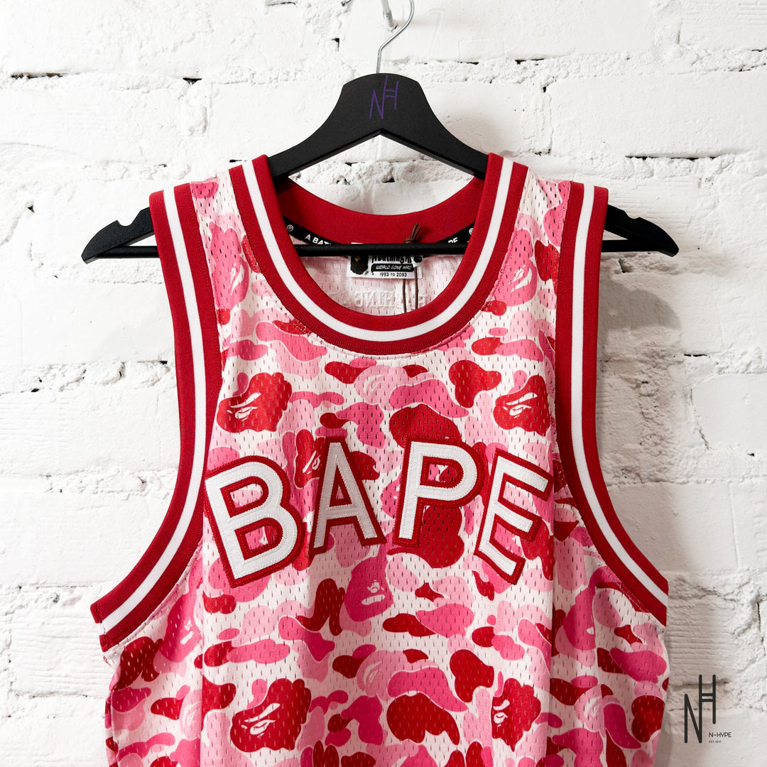 BAPE ABC Camo Tank Top różowa koszulka damska N-Hype