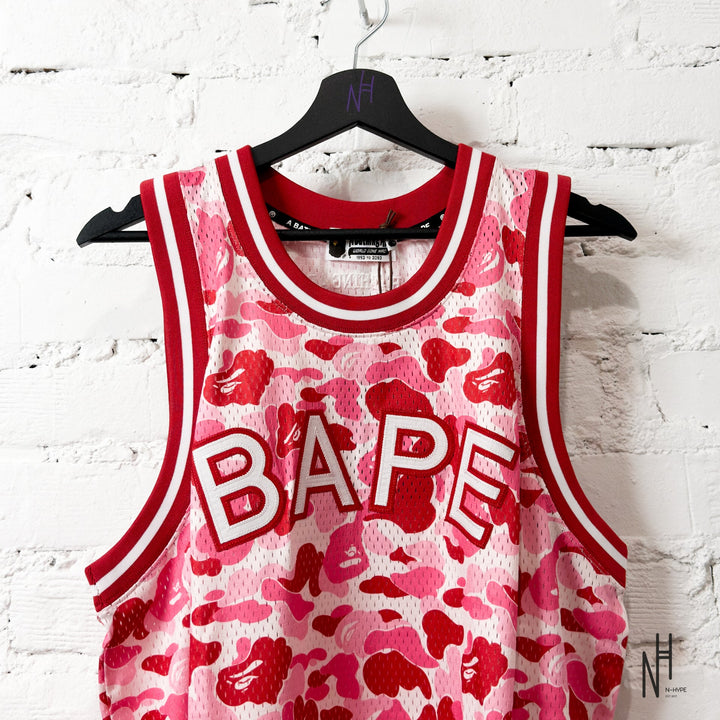 BAPE ABC Camo Tank Top różowa koszulka damska N-Hype