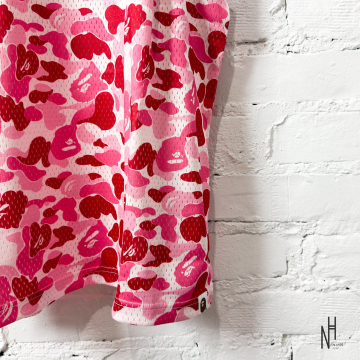 BAPE ABC Camo Tank Top Pink N-Hype streetwear koszulka różowa