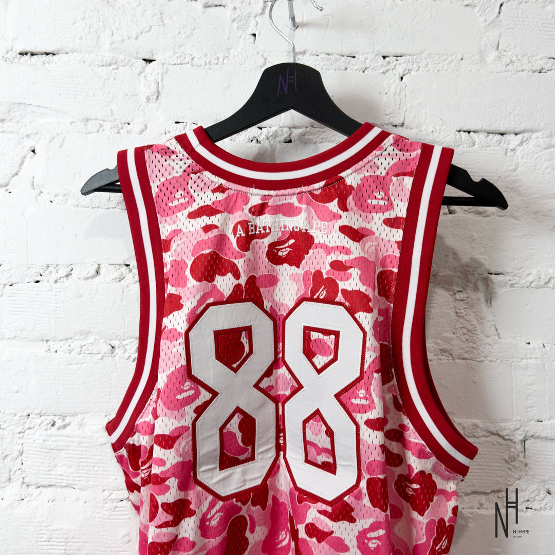 BAPE ABC Camo Tank Top Pink N-Hype streetwear koszulka różowa