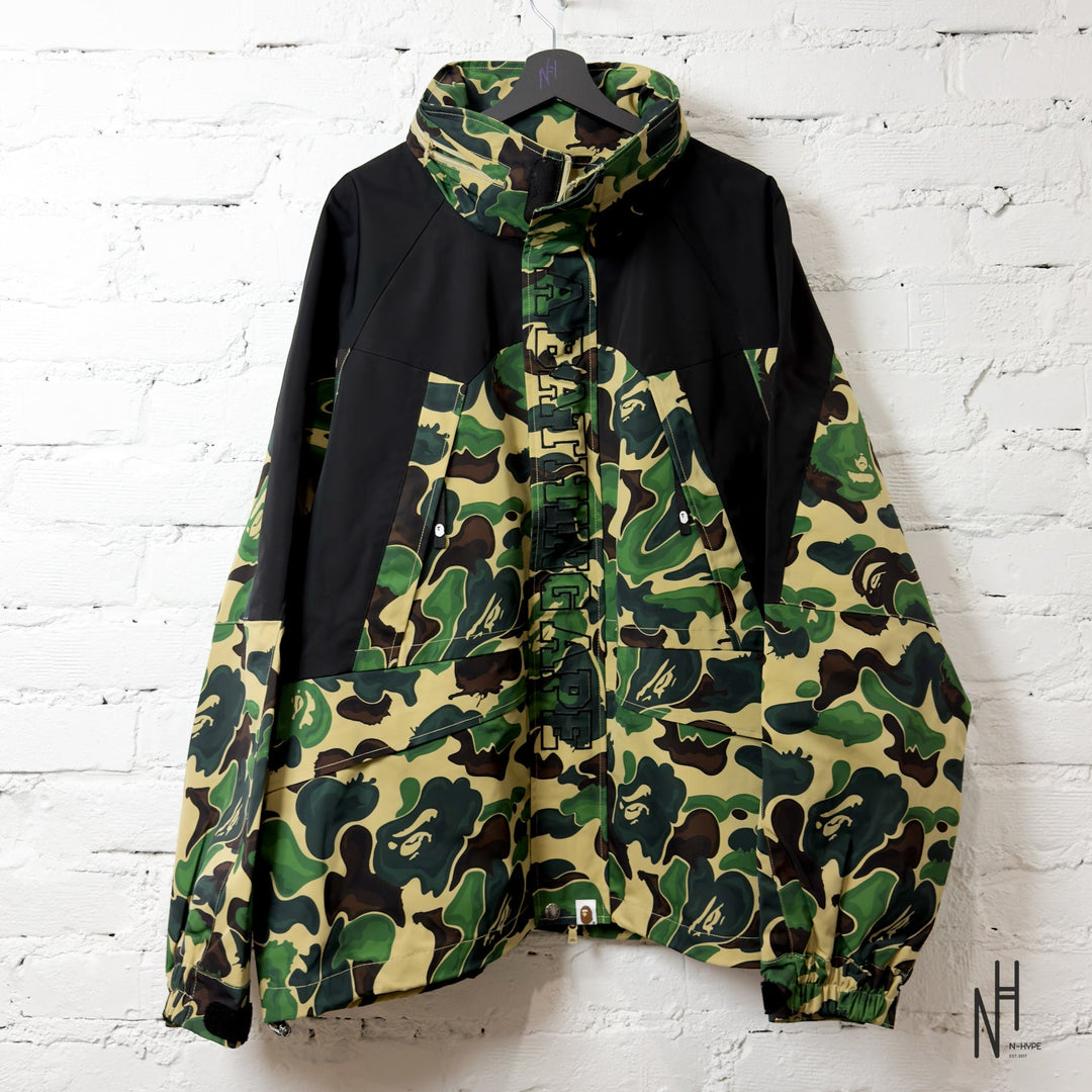 BAPE Art Camo Snowboard Jacket Green męska N-Hype