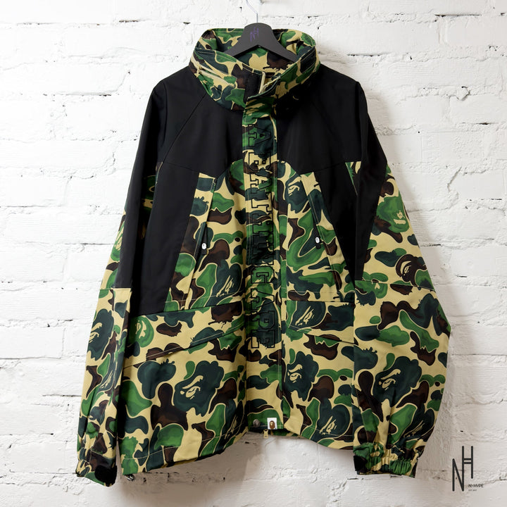 BAPE Art Camo Snowboard Jacket Green męska N-Hype