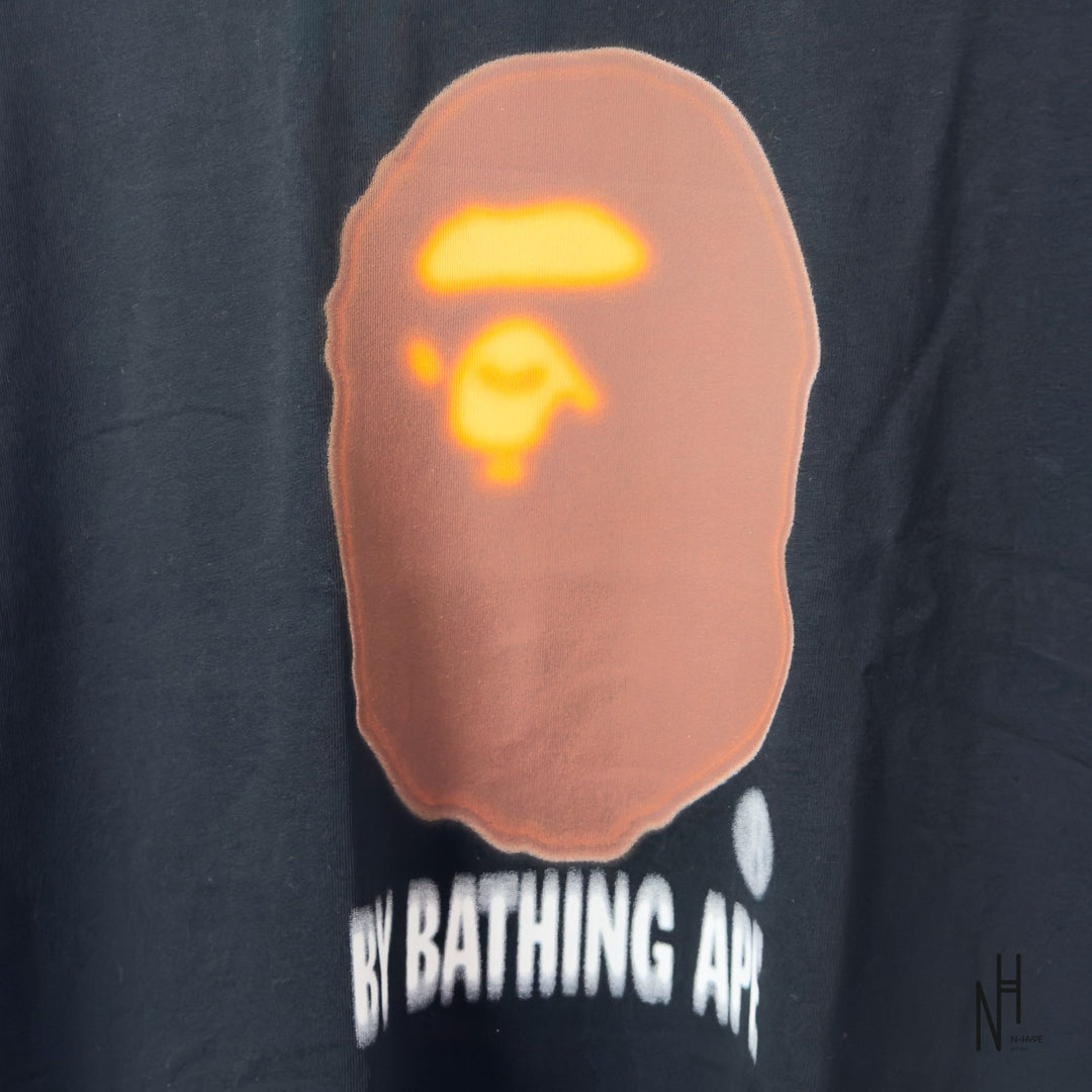 BAPE Blur By Bathing Ape Relaxed Fit Tee Black koszulka męska N-Hype