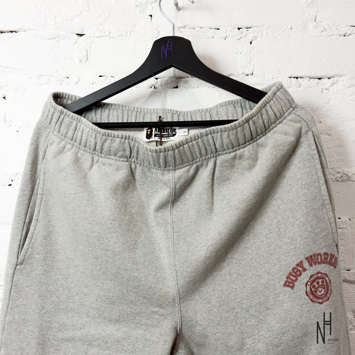 BAPE Busy Works Sweatpant Gray spodnie dresowe męskie N-Hype